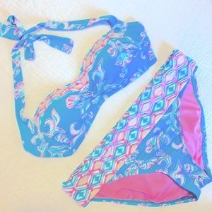 Lilly Pulitzer Water Ya Waiting For print bikini.
